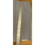Ann Taylor  Gingham Navy Blue/White Pencil Skirt Size 6 Cotton/Spandex Blend EUC Photo 5