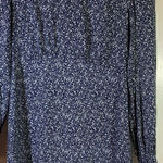 & Other Stories Paris Atelier & Other Stories Dress 4 Blue Ditsy Floral Booomcore Flowy Preppy Photo 0