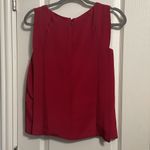 NWT O'2nd Merlot Berry Red Silk Blouse Size 0 Photo 2