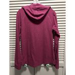 Tuff Athletics Top Pink Hood Long Sleeve Logo Size Medium Activewear Photo 3
