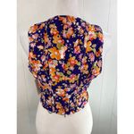NWOT AFRM Delilah Corset Top in Orange Blossom. Size Small Purple Photo 4