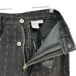 Blaze Vintage Jeans Womens 26 Black White Dot High Rise Western Bareback Rodeo Photo 2