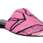 Natori Womens Adore Hana Satin Pink And Black Slip On Mules Size 6 Photo 0