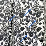 Alice + Olivia Rowley Midi Dress Black & White Boho Print Loose Fit Size Small Photo 13