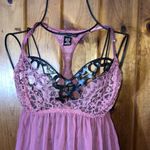 Victoria's Secret Victoria’s Secret lace pink size small sexy wear cute top lingerie floral sheer​ Photo 1
