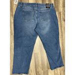 LuLaRoe  90's Relaxed Jeans Size 44 Blue Stretch Support Panels 44x30 Business Photo 2