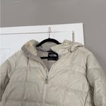 The North Face  Beige Cream Long Down 550 Puffer Jacket (Flaws) Photo 5