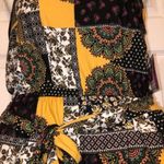 Bobbie Brooks Size Tie Waist Jumpsuit M Floral Patchwork NEW NWT Size M Photo 2