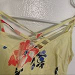 SO  Sundress Cross Neck Yellow Floral Photo 5