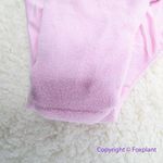 NEW It's Now Cool Free People 90's Crop Bikini Top, pastel‎ pink terry, size XL Photo 5