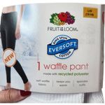 Fruit of the Loom EverSoft Women's Waffle Crew Shirt Size Large 12-14 White NEW Photo 4