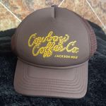 Cowboy Coffee Co. Brown Trucker Hat Unisex NWOT Photo 0