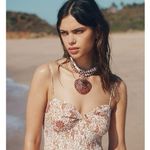 Free People Love Letter To The Sea Necklace NWT Bohemian Beach Adjustable Shell Photo 5