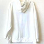 NWT! Dubgee I Am An American Pullover Hoodie Sweater White Size M Photo 5