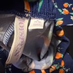 Joyspun Women's Navy and Orange Pajama Set Blue Size XL Photo 1