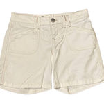 Level 99 Anthropologie Denim Shorts Size 26 White Stretch‎ Blend Womens 29X6 Photo 0