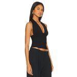 We Wore What  Halter Top in Black Small New Womens Sleevless Tank Photo 2