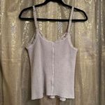 Free People  FP One Knit Thermal Antique Lavender Cami Medium NWOT Photo 1