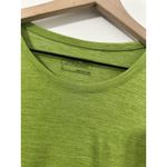 Patagonia  Shirt Womens Green Short Split Flutter Cap Sleeve Lightweight Large Photo 1