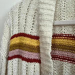 Madewell Striped Diaz Cropped Knit Cardigan Photo 4