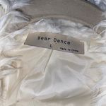Bear Dance Cropped White Fuzzy Sweater Photo 2