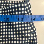 J. McLaughlin Navy & White Gingham Pull On Maise Ankle Stretch Pants 0 NWOT Blue Photo 7