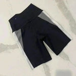 Aerie  Offline Goals Hi-Rise 7" Tie Bike Shorts Black/Gray Women’s Small Cycling Photo 4