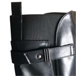 Dream Paris Dream Pairs Black Knee High Riding Boots Side Zipper Buckles 1.25 inch Heel Sz 5 Photo 5