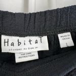 Habitat  Pant Large Black Lightweight Relaxed‎ Fit Pockets Photo 3