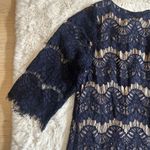 Jessica Howard  Mini Lace‎ Sheath Dress 3/4 Sleeve Sz Petite 12 Christmas Dress Photo 6