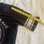 Boston Girls Are Wicked Cute Black & Yellow Graphic Tee Size Medium Photo 4