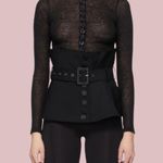 Kimhekim Emma black belted and buttoned multi use corset bustier size M Size M Photo 2