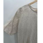 Zenana Outfitters Womens Cream Cotton Tee Size S Lagenlook Minimal Neutral Casual Basic Photo 2