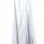 Tommy Bahama | M | Midi Dress Embroidered Sundress Tiered White Sleeveless Tank Photo 5