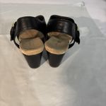 Comfort Plus By Predictions Black Strappy Wedge Sandals Hook n Loop Size 6‎ Photo 3