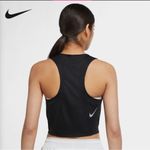 Nike  Dri-Fit Race Cropped Top Shirt; black; size Large Photo 1