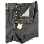 Levi's Levi’s Premium 501 Original Fit Black Cutoff Button Fly Shorts Size 32 Photo 4