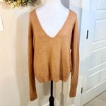 Free People  Gossamer Alpaca Wool Blend Oversized Sweater Terracotta Sz M 🧡 Photo 2
