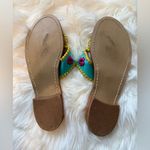 Jack Rogers  Women's Sandals in Yellow and Teal Size 6 Photo 2