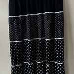 Cathy Daniels  Black and White Polka Dot Midi Skirt Photo 0