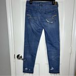 American Eagle  tomgirl jeans size 2 distressed patch Photo 1