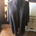 Peruvian style cashmere artsy colorful boutique ruana/wrap Gray Photo 0