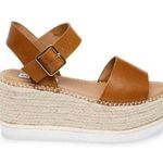 Steve Madden Tan Platform Shoes  Photo 0