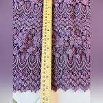 American Eagle  Purple Crochet Mini Skirt Size 0 Photo 5