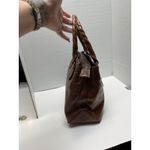 Patricia Nash  Heritage Angela Double-Compartment Leather Satchel Handbag Photo 2