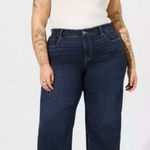 Torrid  perfect wide leg vintage stretch dark blue sz 28 Short Photo 0