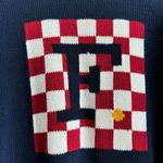 Vintage Unisex Knit France Oversized Preppy Grandpa Boat Como Size Large Cotton Blue Photo 2