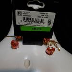 NWT J.C. Penney Orange & Gold Necklace & Earrings Orange Photo 4