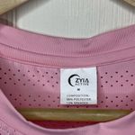 Zyia Active Chill Blossom Pink Perforated Muscle Tank Top - Medium Photo 6