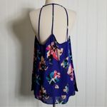 Sam Edelman  Strappy Caged  V-Neck Floral Top, Large Photo 4